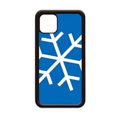Capa esportiva de inverno com desenho de floco de neve para iPhone 12 Pro Max para Apple Mini Mobile Case