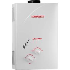 Aquecedor A Gás Lorenzetti Baixa Pressão glp 7 Litros lz 750BP