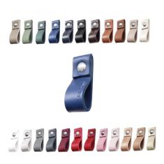 Kit com 04 Puxadores Dobi Parafuso para Móveis Armário Guarda Roupa Gaveta Porta Baús Caixas Bandeja Cesto Tábua - Cor Textura de Couro…