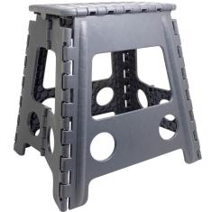 Banqueta Banquinho Banco de Plástico 150kg Dobrável 39cm Alt