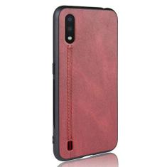 Capa para celular Samsung Galaxy A01 Capa robusta Proteção 360° Capa de couro suave para Samsung Galaxy A01