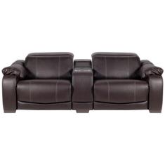 Sofá Elétrico Reclinável e Retrátil 2 Lugares com Porta Copos Affectio