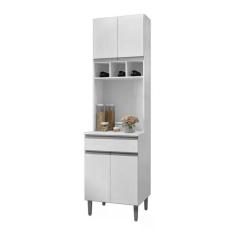 Paneleiro Duplo 4 Portas 61Cm Andreia Branco Branco