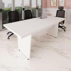 Mesa de Escritório 2,00m 1 CX de Tomada Pé Painel Angular F5 - F5 Offi