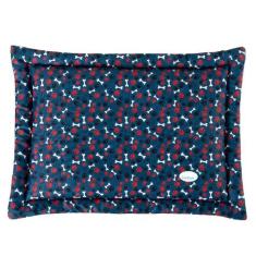 Colchonete para Cachorro Gato Caminha Pet 80x60 OssoPata Azul Marinho 