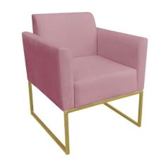 Poltrona Marisa Suede Rose - D' ROSSI