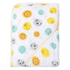 Toalha De Banho Com Capuz Soft Amiguinhos - Papi Mami