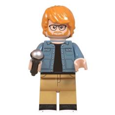 Boneco Blocos De Montar Cantor Ed Sheeran Jeans Exclusivo