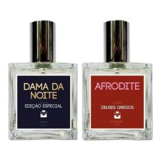 Kit Perfumes Dama Da Noite + Afrodite + Brinco 4Mm - Essência Do Brasi