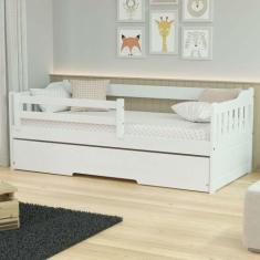 Bicama Solteiro Com Grade De Proteção Mobilistore - Mobili Store