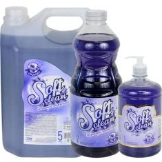 Sabonete liquido soft clean det aromatizado, 2L, ERVA DOCE