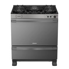 Imagem de Fogao a Gas 5 Bocas Venax Palladio Vitreo Inox 127V