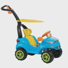 Carrinho De Passeio e Pedal Push Car Easy Ride Infantil - Biemme Azul