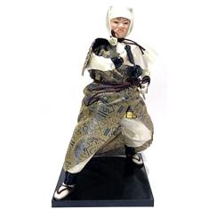 Boneco Japonês Ninja Samurai Artesanal Decorativo 25 Cm