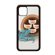 Hong Kong Har Gow Dumplings para iPhone 12 Pro Max Capa para Apple Mini Mobile Case