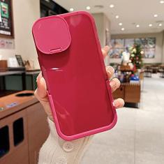 Capa de telefone flip mirror TPU transparente e macia para iPhone 13 12 11 14 Pro Max XR XS Max X 7 8 Plus suporte de suporte capa de proteção para câmera, rosa, para iPhone XR