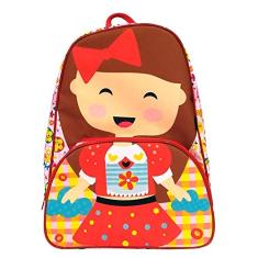 Mochila Kids Escolar - Boneca - Vermelho - OD-MKBO - Ó Design
