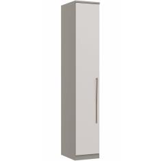 Módulo de Guarda Roupa 1 Porta Elegance Móveis Castro Niquel/Blanc