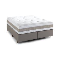 Colchão King Molas Ensacadas Venus 193x203x35cm Herval Branco/Bege