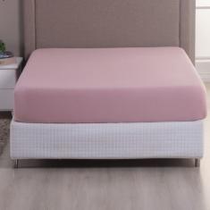 Lençol Avulso Casal Malha 100% algodão c/ Elástico