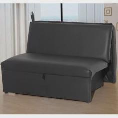 Sofá Cama 2 Lugares Malú Matrix Preto