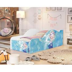 Mini Cama Infantil Frozen Azul - Móveis VG