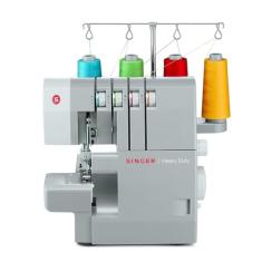 Máquina de Costura Overloque SINGER 14HD854 220V | 6 Tipos de Pontos | Velocidade 1.300ppm | Faca 33% Maior | Luz LED | Estrutura Metálica | Ideal para Tecidos Pesados