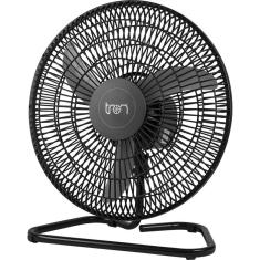 Ventilador de Mesa Oscilante 50cm Casa H 140W Hélice 44cm 3 Pás 1 Velocidade Preto Bivolt