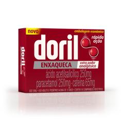 Doril Enxaqueca Ácido Acetilsalicílico 250mg + Paracetamol 250mg + Cafeína 65mg 18 comprimidos 18 Comprimidos