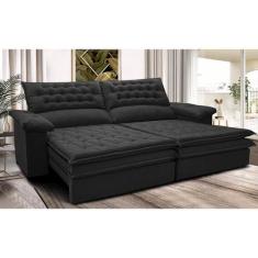 Sofá Retrátil e Reclinável 2,32m Molas Ensacadas Cama inBox Alemanha d