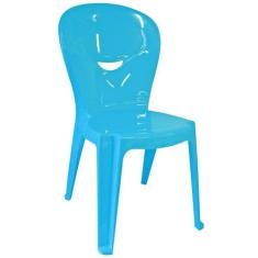 Cadeira plastica monobloco infantil vice azul - TRAMONTINA