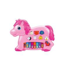 Brinquedo Teclado Infantil Música Luz Piano Cavalo . - toy king