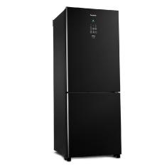 Geladeira Panasonic  Frost Free 425L A+++ Black Glass - NR-BB53GV3B 110v
