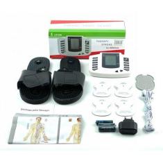 Máquina de Massagem Terapêutica Fisioterapia 8 Adesivos Eletrochoque +