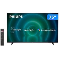 Smart Tv 75 4K Uhd D-Led Philips 75Pug7906/78 - Android Wi-Fi Bluetoot