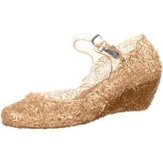 Kawai Peach Sandálias de festa para meninas lindas e brilhantes, Dourado, 9.5 Toddler