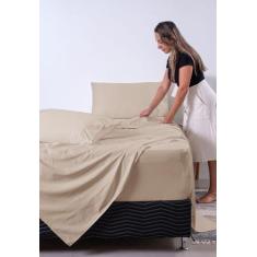 Lençol king Avulso Com Elástisco 600 Fios Egipicios 100% Algodão - Out