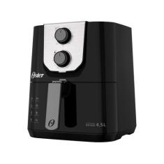 Air Fryer Oster Black Perform Preta com Timer 4,5L, Preto e Inox, 220V