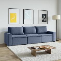 Sofá Modular 1 Módulo Direito 1 Módulo Central 1 Módulo Esque