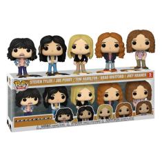 Funko Pop Rocks Aerosmith Steven Tyler e Banda 5 Pack