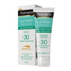 Protetor Solar Facial Neutrogena Sun Fresh Derm Care FPS 30 Sem Cor 40g