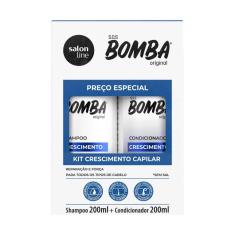 Kit Shampoo + Condicionador Salon Line Bomba Original 200Ml