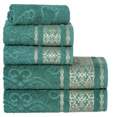 Jogo Toalhas De Banho e Rosto Paris C/ 5 Pçs Super Luxo Gigante Grossa