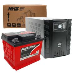 Nobreak 1200VA NHS Premium PDV GII, Bivolt, S/120V, 8T, Bateria Estacionária 1x45Ah - 90.C1.012202