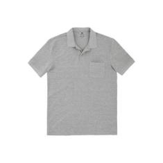 Camisa Polo Hering Básica Regular Com Bolso Frontal Masculina-Masculino