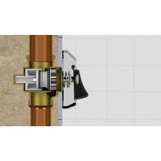 Acabamento Censi 5700 Abs Valv.desc Docol Preto