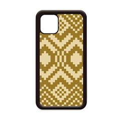 Padrão hexagonal quadrado simétrico para iPhone 12 Pro Max Capa para Apple Mini Mobile Case