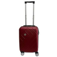 Mala Viagem Grande Abs com Rodinhas Giro 360 de Bordo Vinho