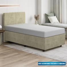 Base Cama Box Viúva Veludo - SkyBox