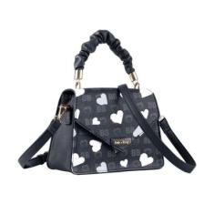 Bolsa Mini baú BETTY BOOP Semax BP2902 Preto e Branco-Unissex